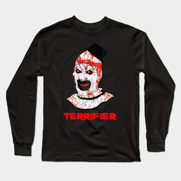 Terrifier - Art the Clown Long Sleeve T-Shirt by pizowell